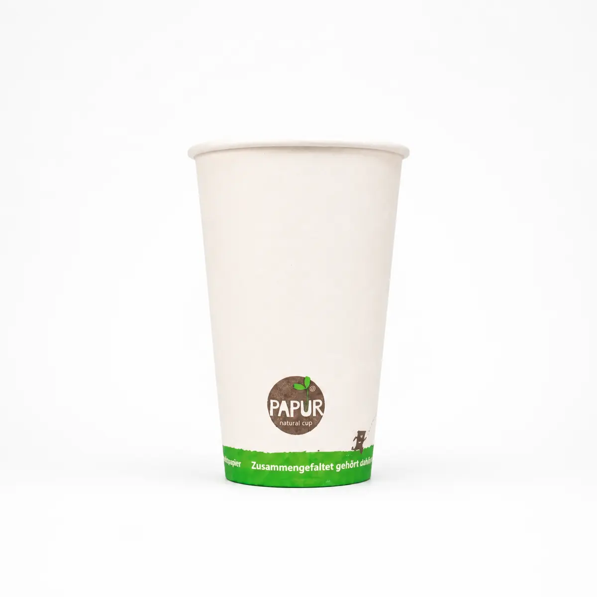 Automatenbecher mit 300ml Füllvolumen in Papur-Design
