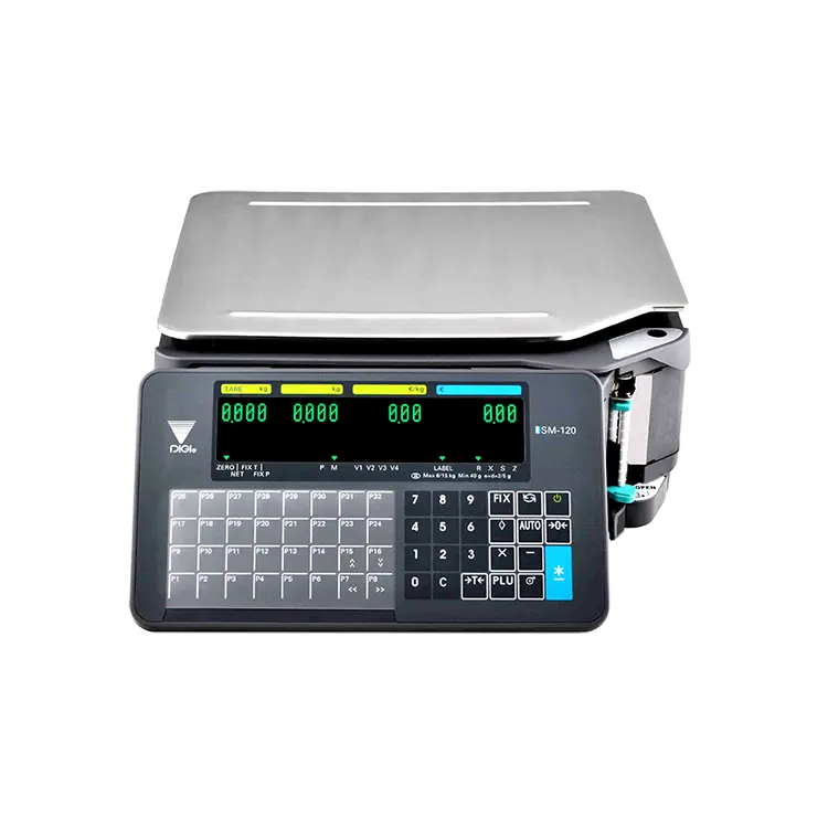 Digi SM-120LL Linerless Einzelhandelswaage in grau