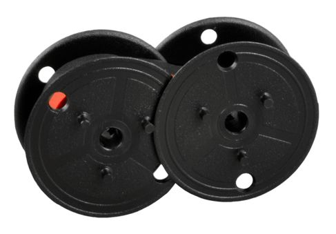 Farbband-Gr-51-GR24-Seide-schwarz-rot Farbband Gr.51 (GR24) Seide schwarz/rot