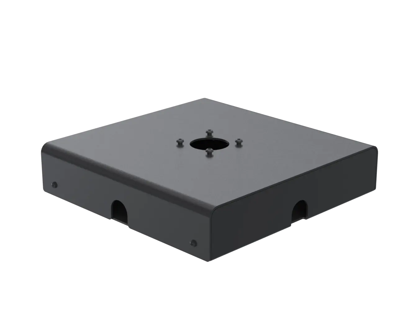 Schwarze SpacePole Aufbewahrungsbox für Kabel und kleine Rechner Schwarze SpacePole Aufbewahrungsbox für Kabel und kleine Rechner