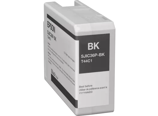 Schwarz glänzende Epson ColorWorks Tinte für den C6000Ae/Pe BK