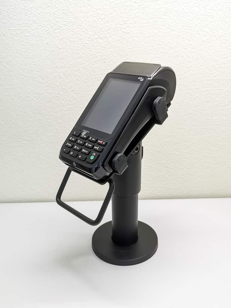 Spacepole Halterung für ein CCV / Concardis Mobile Premium (PAX S920) - seitlich 2