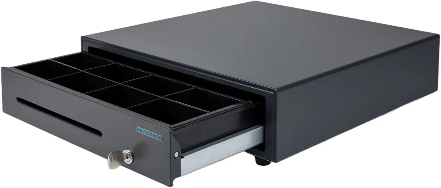 Kassenschublade Metapace K1 Schwarz, geöffnet