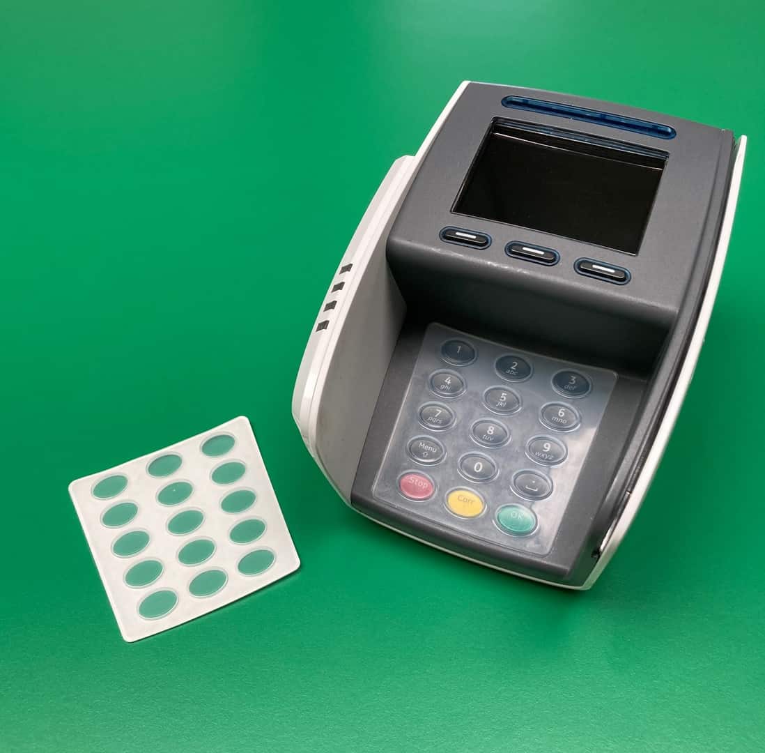Wetcover Schutzfolie/Tastaturabdeckung für EC-Terminal Wordline Yomani