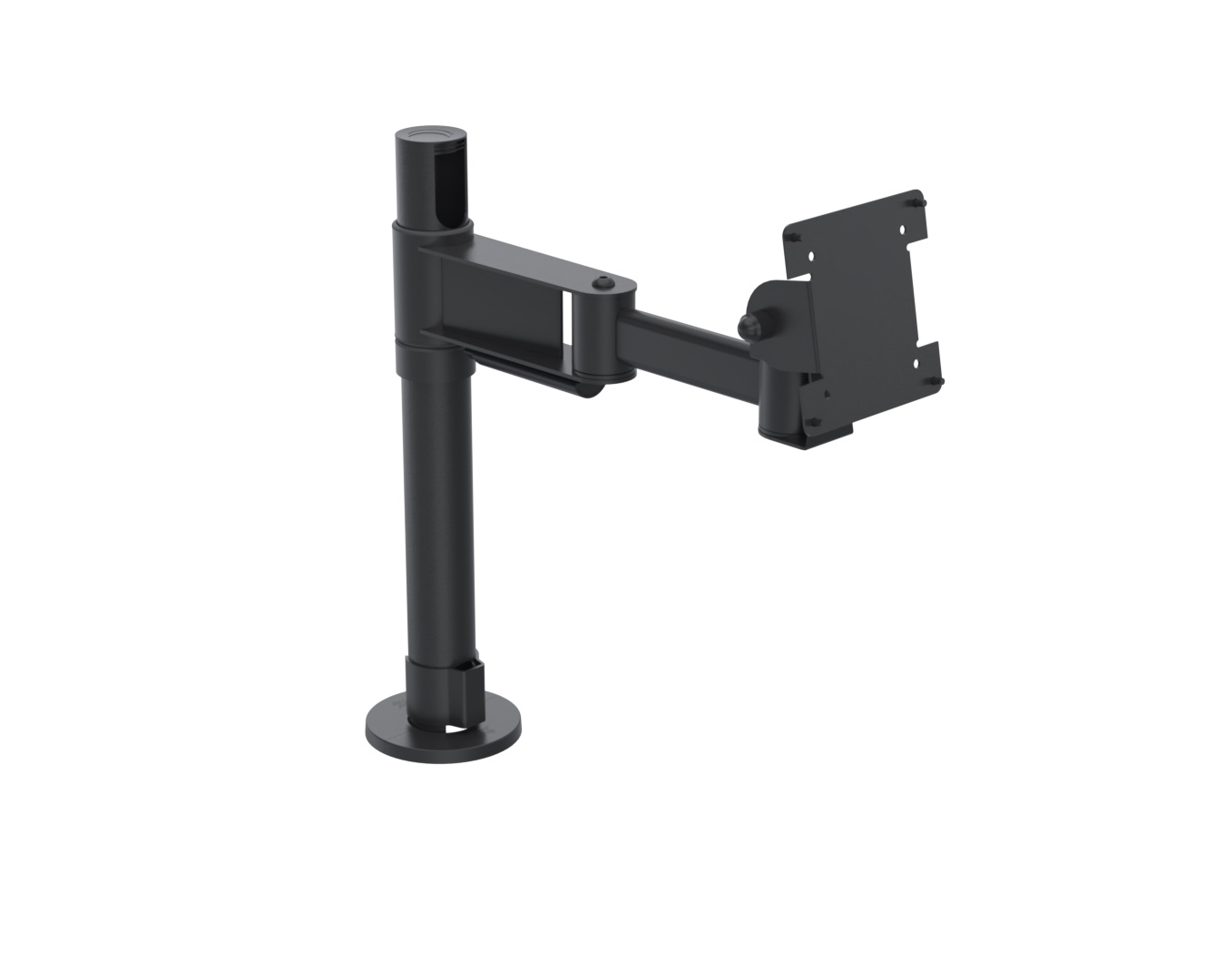 SpacePole Standrohr 400 mm mit 300 mm Winkelarm und VESA 75/100 "Classic" SpacePole Standrohr 400 mm mit 300 mm Winkelarm und VESA 75/100 "Classic"