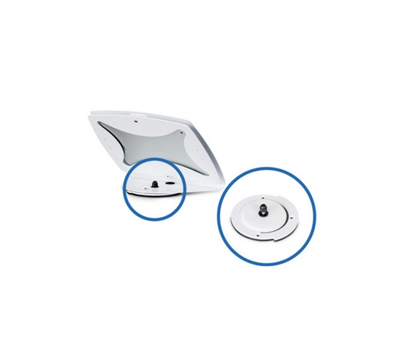 SpacePole® Tablet-Halterung Drehteller (C-Frame) - Beispiel