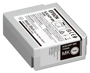 Mattschwarze Epson ColorWorks Tinte für den C4000e MK