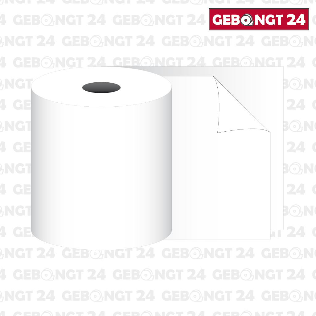 2-fach Rolle 76 x 14m x 12 I Normalpapier weiß-weiß