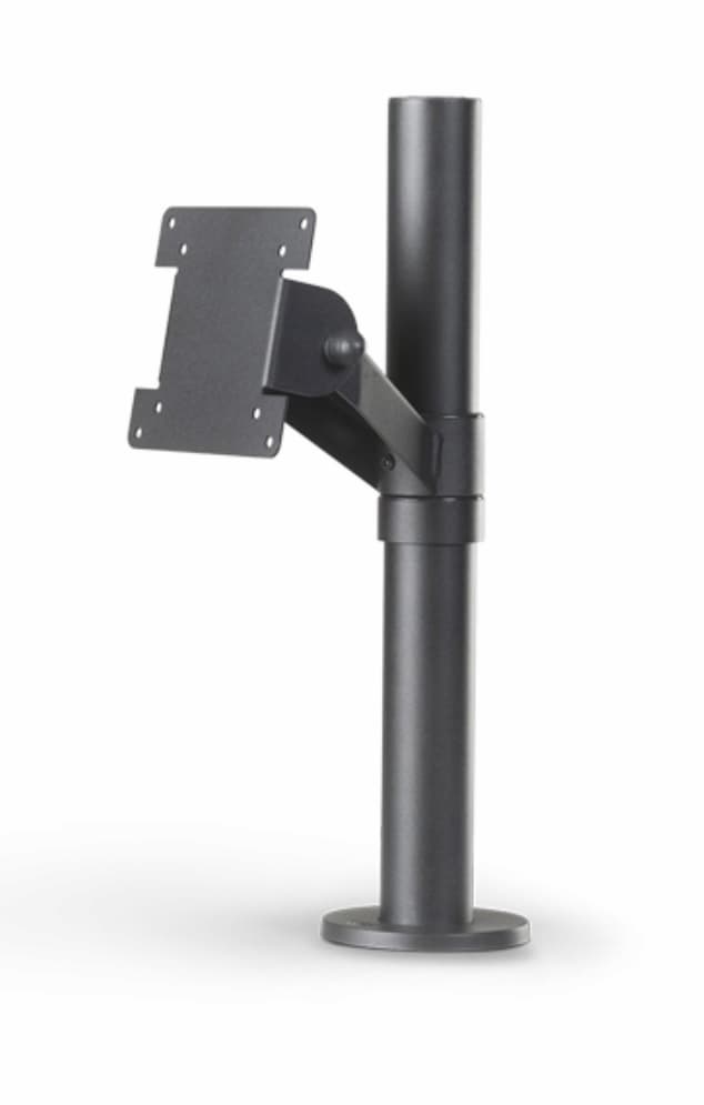 SpacePole SP2 Standrohr 400 mm mit VESA 75/100 Halterung "Classic" Realbild