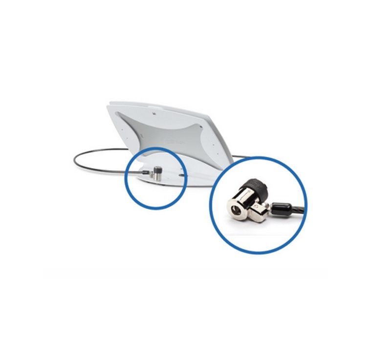 SpacePole®Tablet-Halterung "Aufsteller" Microsoft Surface Go 1824 - Beispiel ClickSafe II