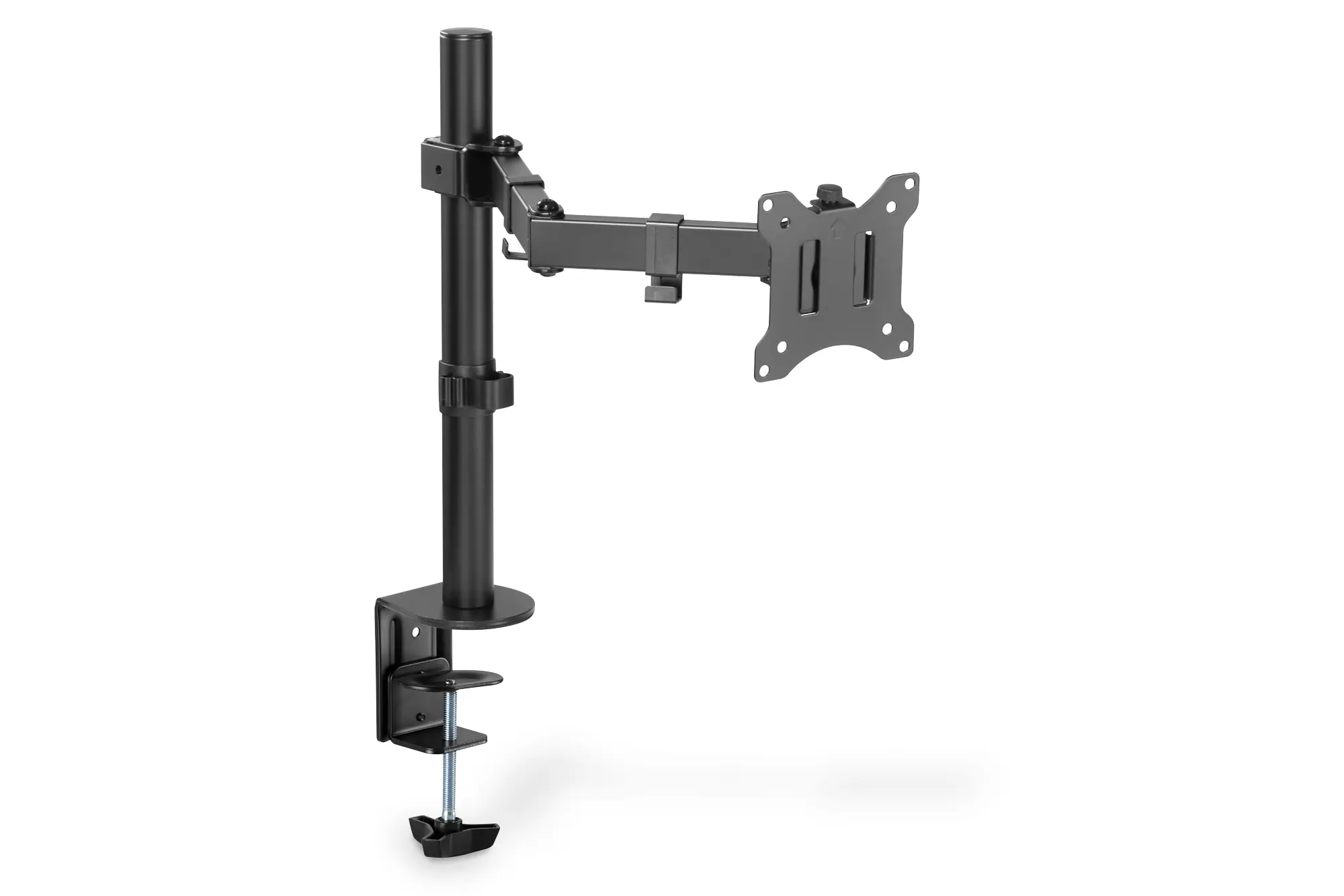 Monitorhalterung für VESA 75 & 100, höhenverstellbar, 400mm hoch - 1