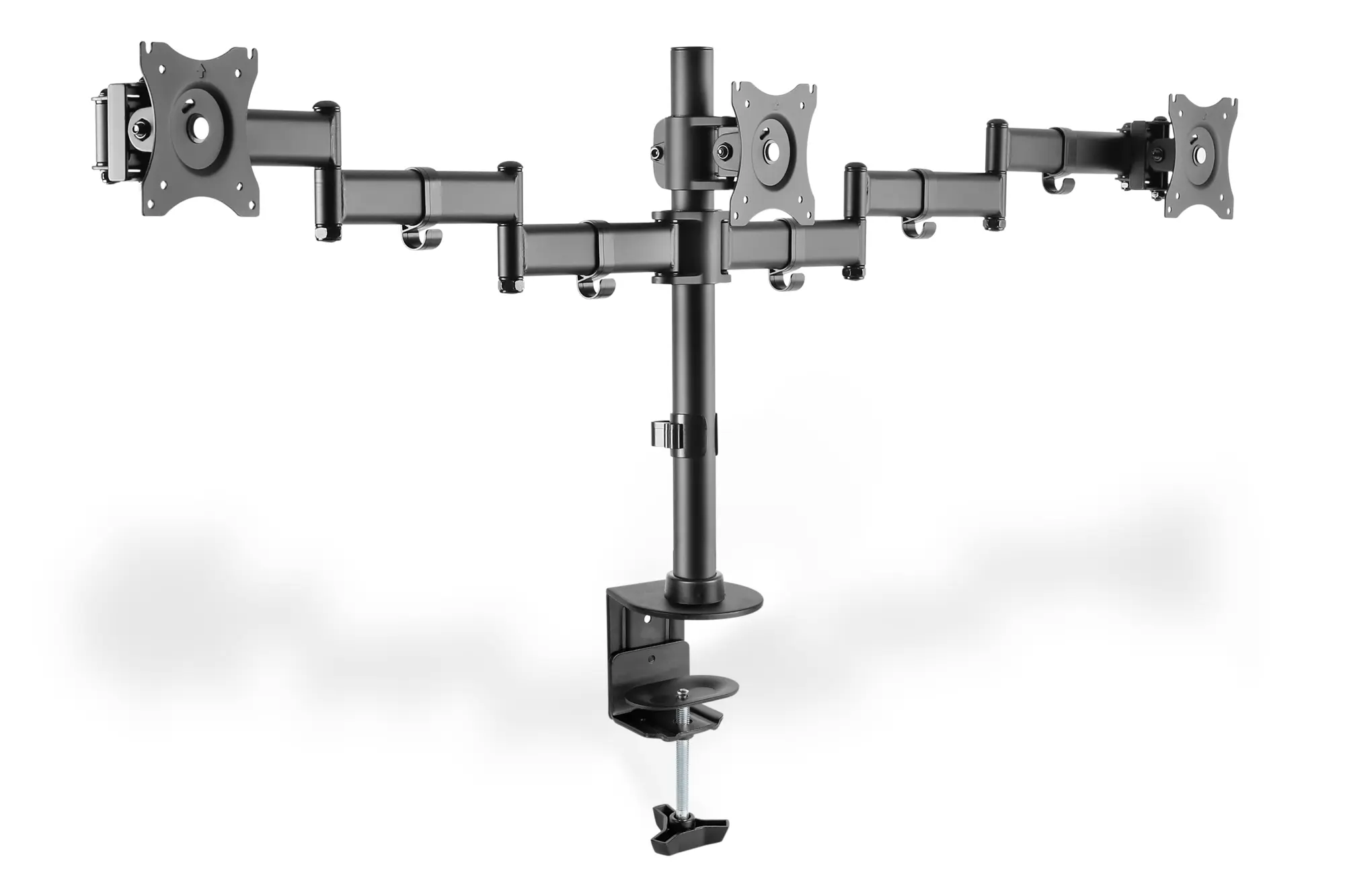 Universelle 75 x 75 & 100 x 100 Monitorhalterung für  3 Monitore 2