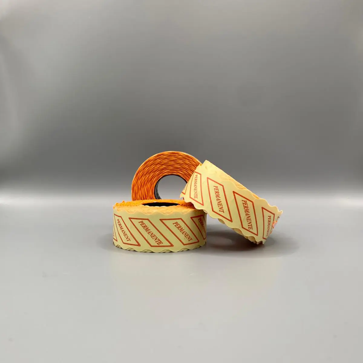 Preisauszeichner Etiketten einzeilig 26x12, 1300 Etiketten in Orange Stapel