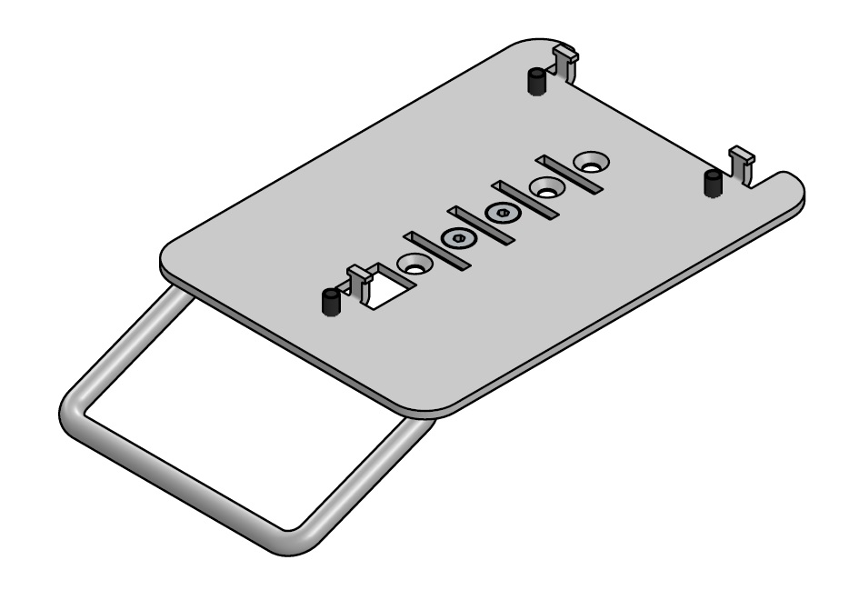 EC Terminal Halterung Verifone M400