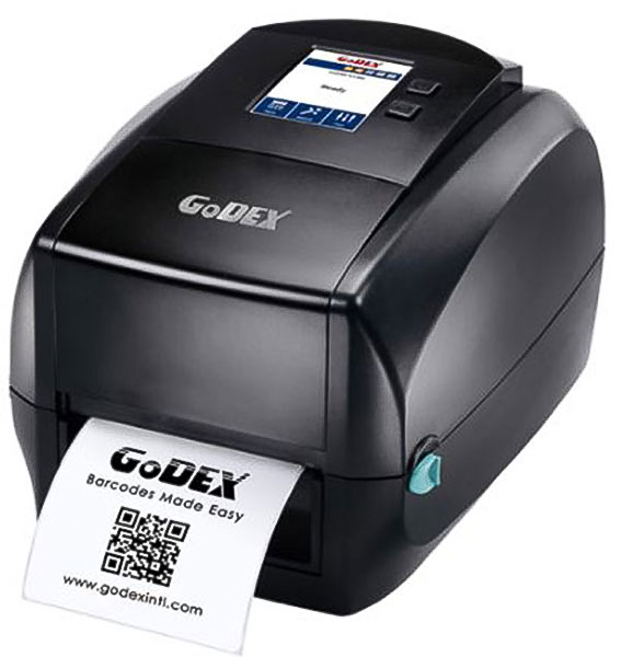 GODEX 105,7mm Thermodirekt und -transfer Etikettendrucker für Lager, Versand und Logistik