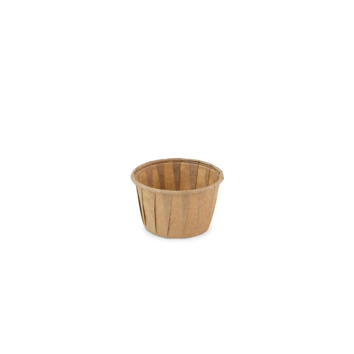 Soufflé Schälchen rund Papier (FSC®) braun 1.25oz / 37ml