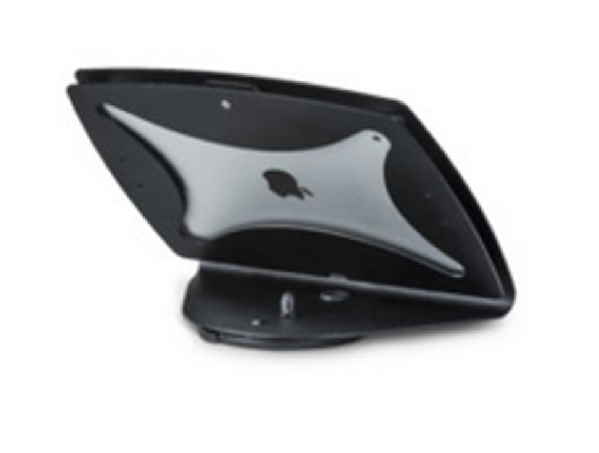 SpacePole®Tablet-Halterung "Aufsteller" Apple iPad 10,2 Zoll + 10,5 Zoll - Rückseite