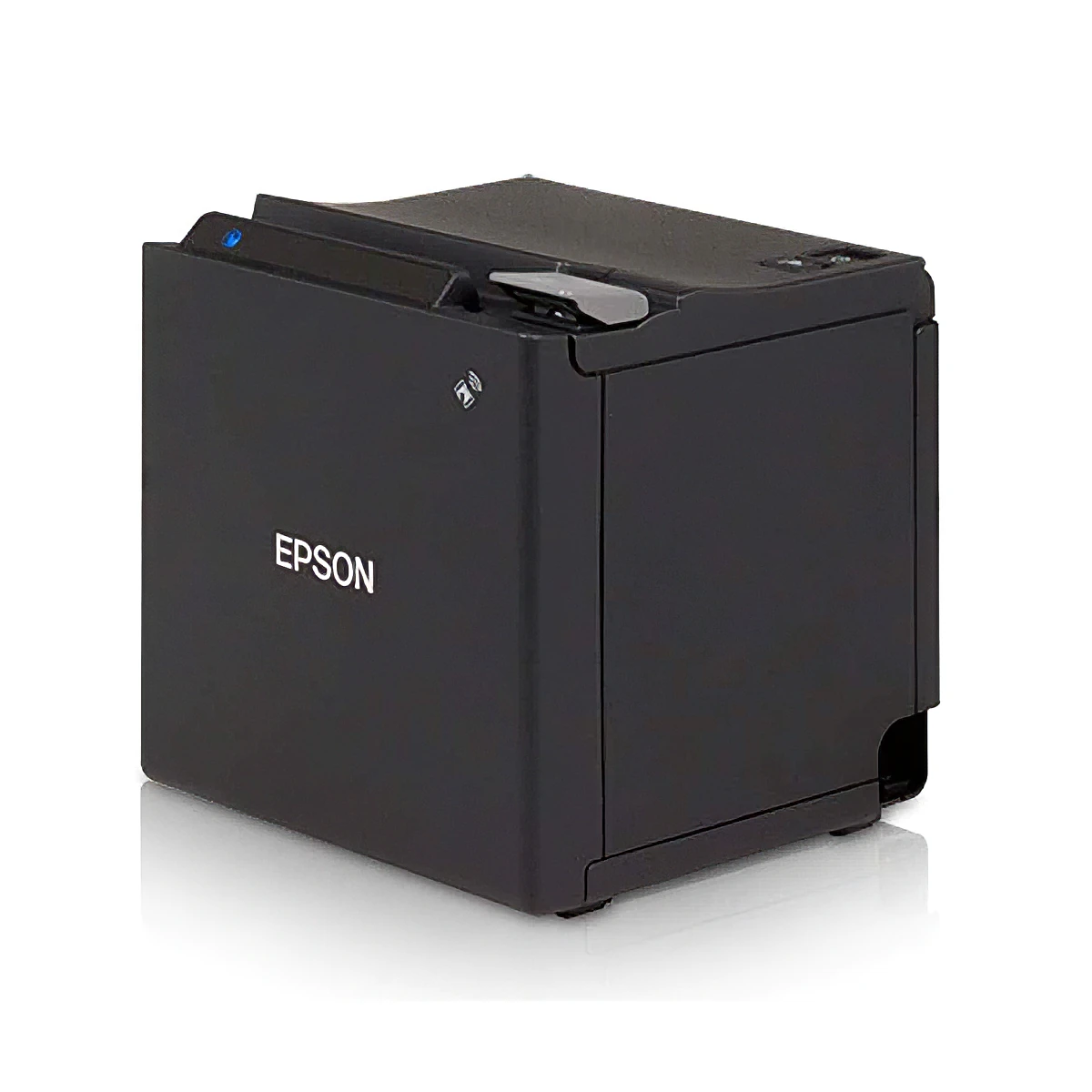 Epson TM-m30II Kassendrucker mit Ethernet, Bluetooth und USB in Schwarz schräg