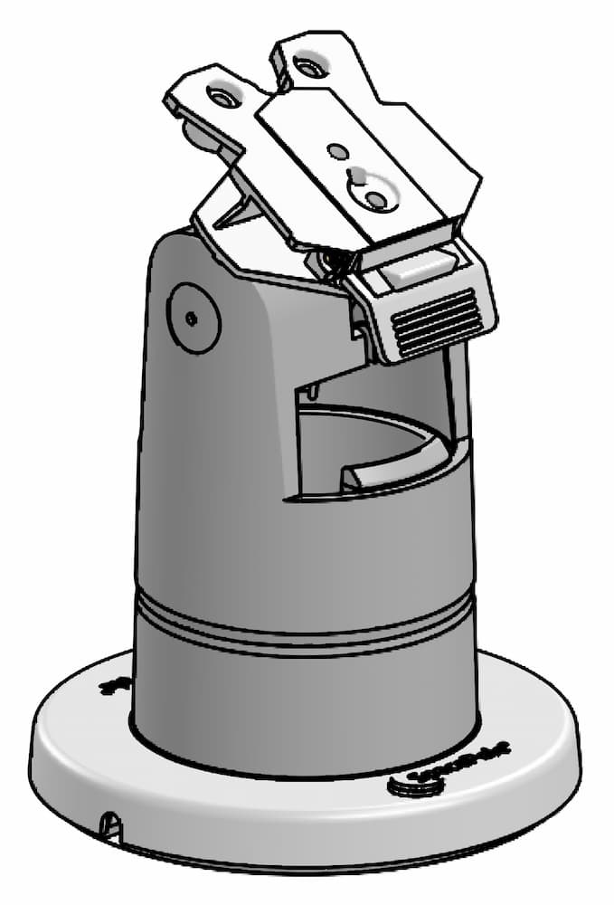 SpacePole Standrohr "Stack" 100 - 130mm mit Multiclip
