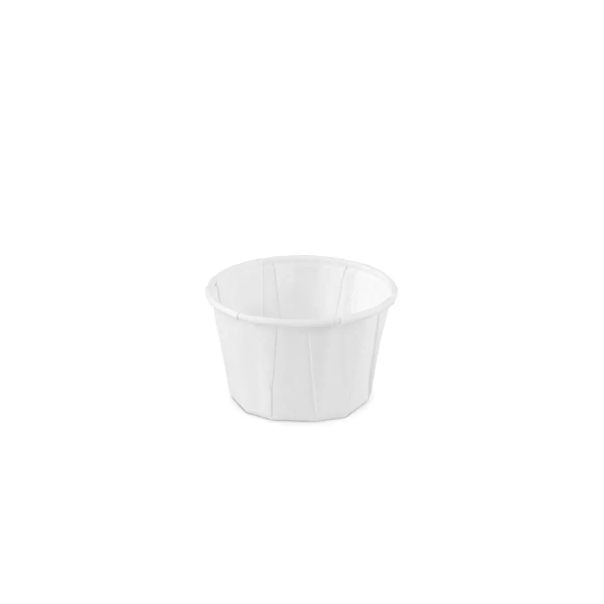 Soufflé Schälchen rund Papier (FSC®) weiss 2.0oz / 60ml