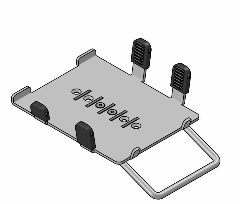 EC Terminal Halterung CCV Pad Next ( PAX Q30, Conardis Pad Next ) - Zeichnung