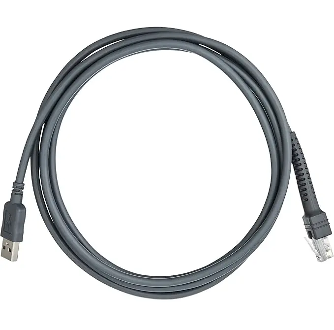 Zebra USB Kabel, 2m lang in Schwarz