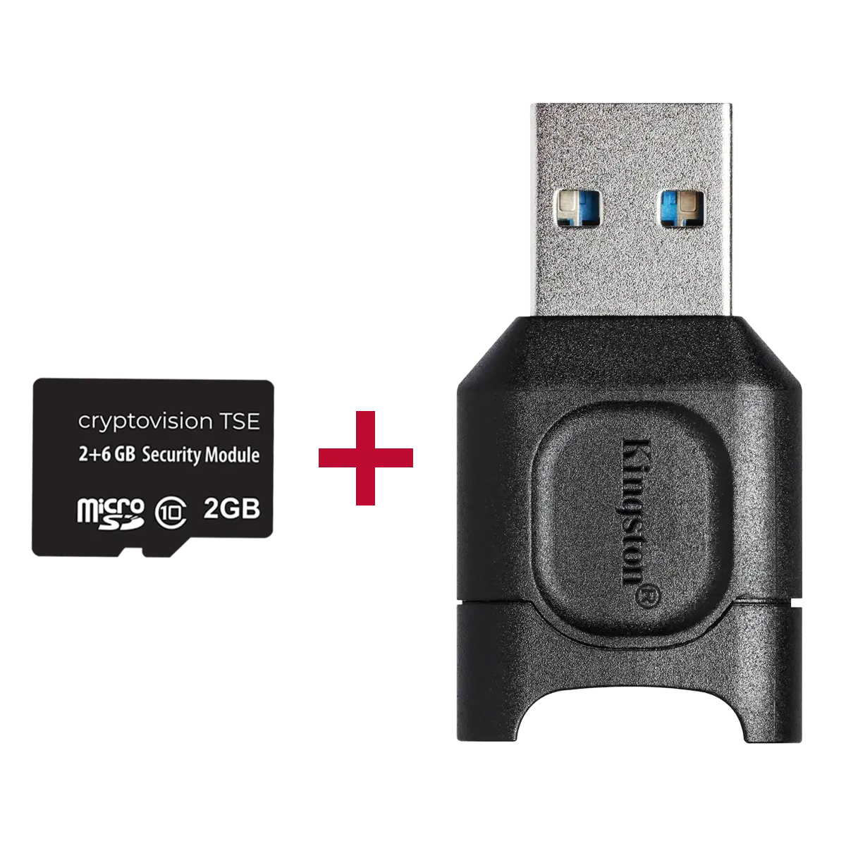 Cryptovision TSE-Einrichtung 2+6GB inkl. USB-Adapter