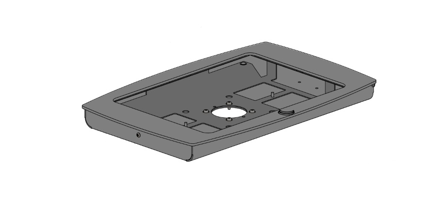 SpacePole® Tablet-Halterung für div.Tablets 10,1 Zoll (A-Frame) - ohne Schloss