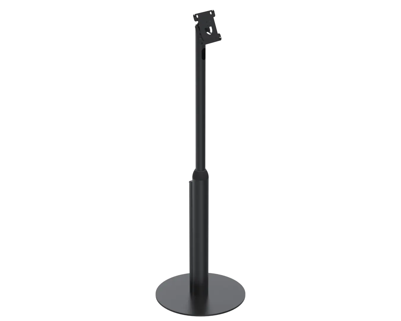 SpacePole Floorstand 750 - 1145mm mit VESA 75/100 Adapter