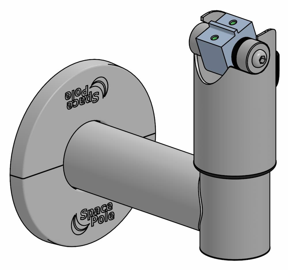 90° Wandhalterung SpacePole SP1 mit Kippgelenk