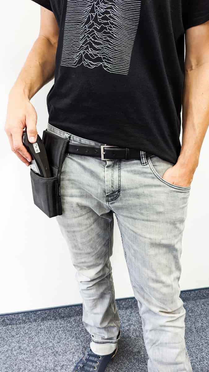 MaxMichel Gürteltaschen - robust, hängend mit Gerät