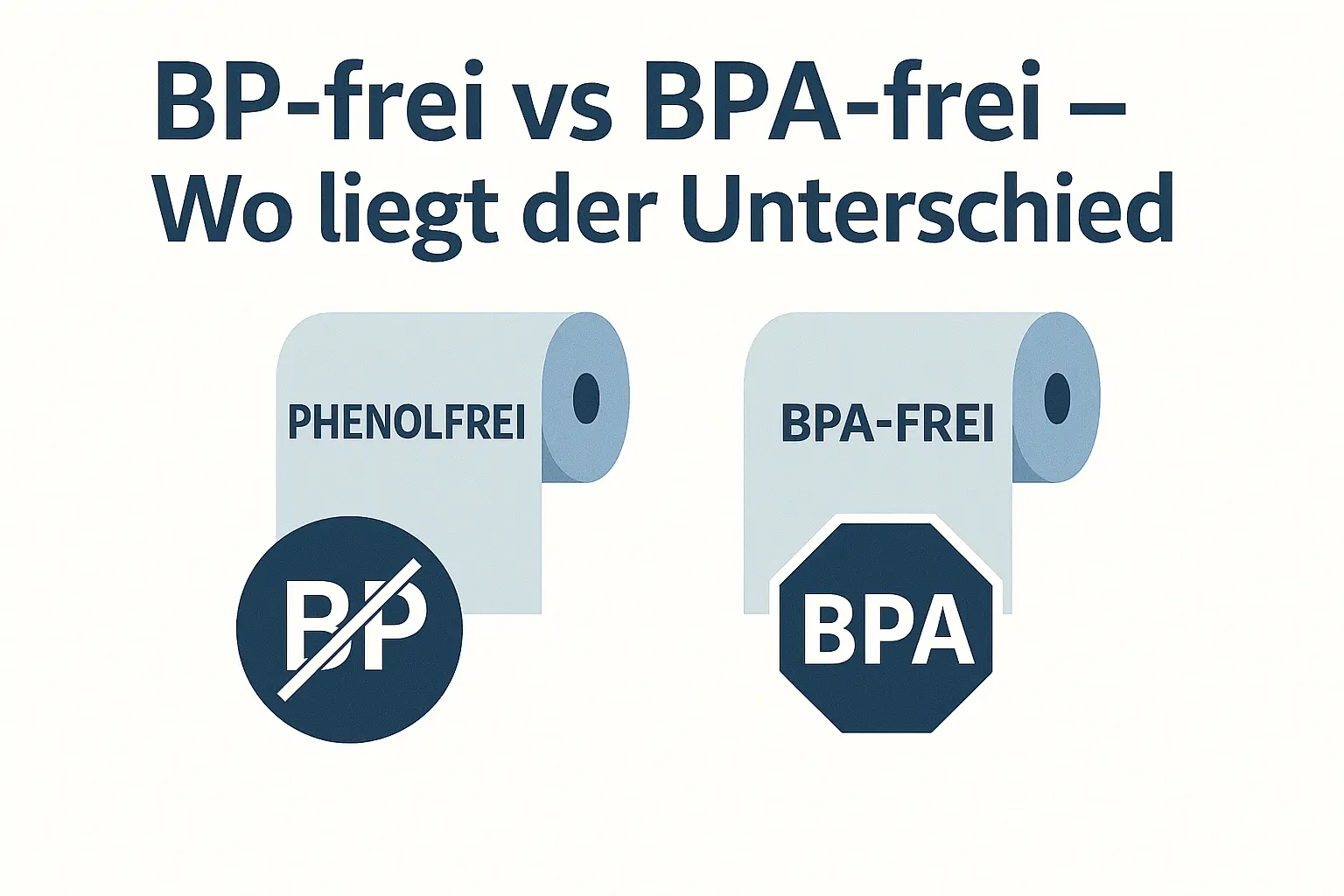 BP-frei VS BPA-freie Bonrollen