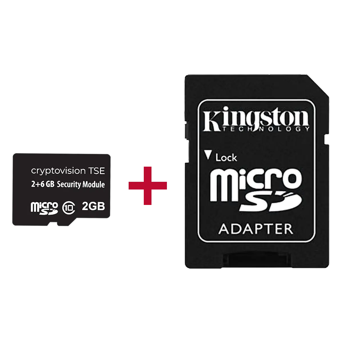 Cryptovision TSE-Einrichtung 2+6GB inkl. SD-Karten-Adapter