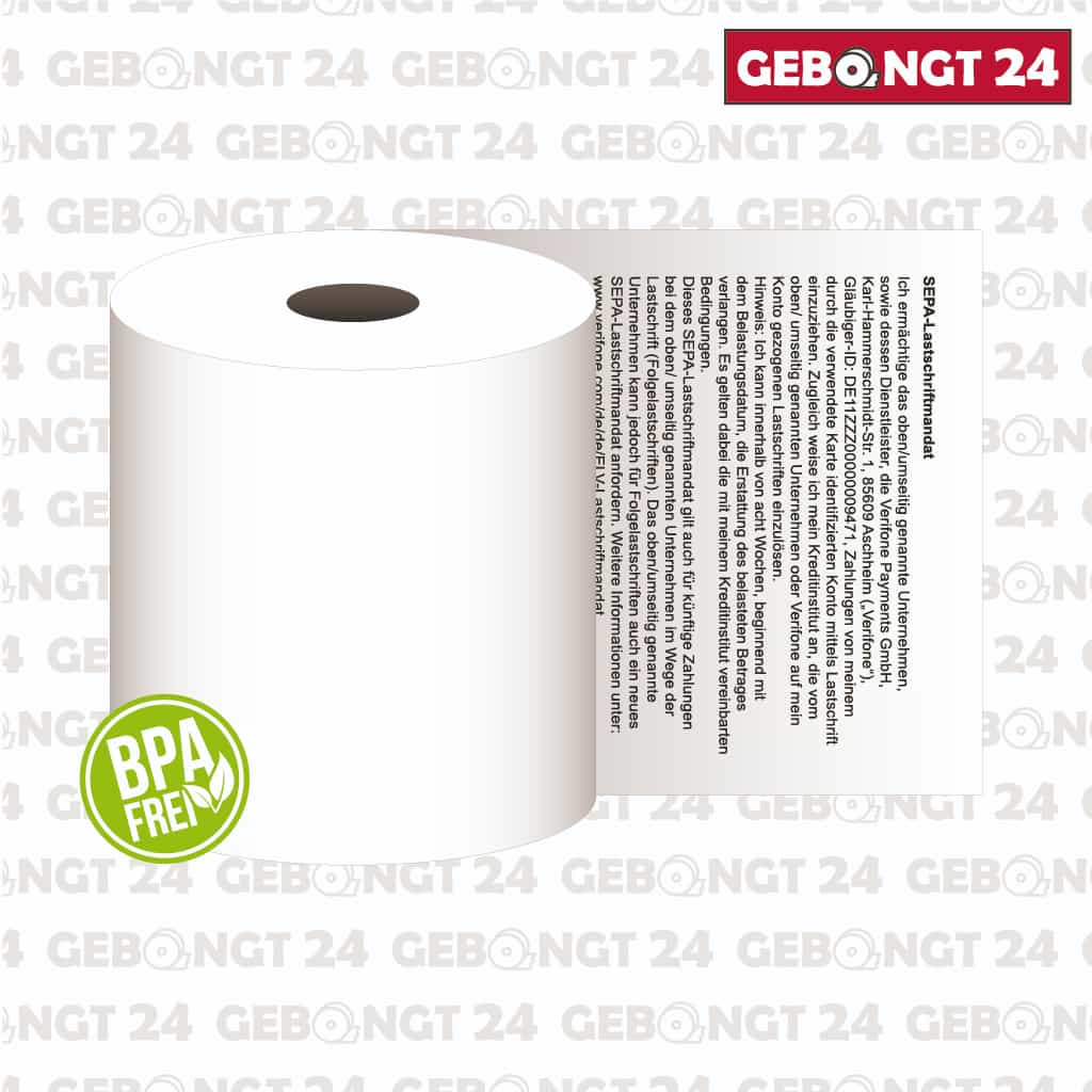 Thermorolle_57mm_x25m_x12mm_Verifone_Lastschrifttext_48g-qm_BPA_frei_Titel-01 Thermorollen 57x25x12 mit Verifone SEPA Lastschrifttext