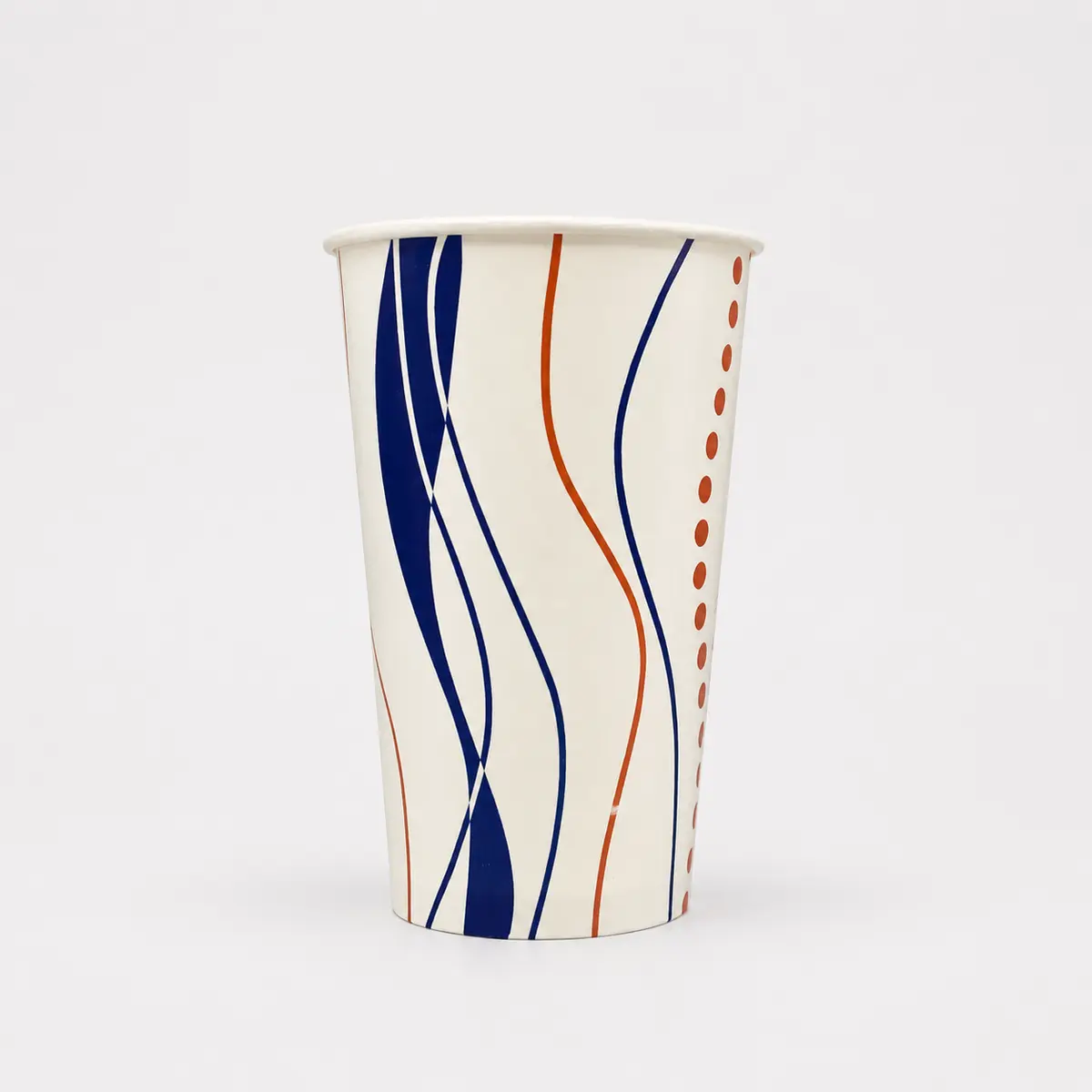 PE-Kaltgetränkebecher 400ml im Spiral Design