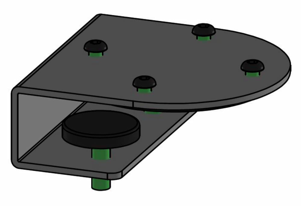 SpacePole Tischklemme für max. 22mm dicke Platten