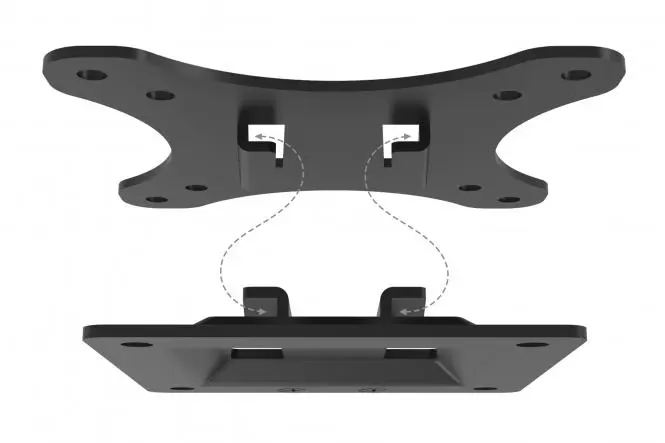Feste VESA 75/100 Wandhalterung mit 18mm Wandabstand quick release Feste VESA 75/100 Wandhalterung mit 18mm Wandabstand quick release