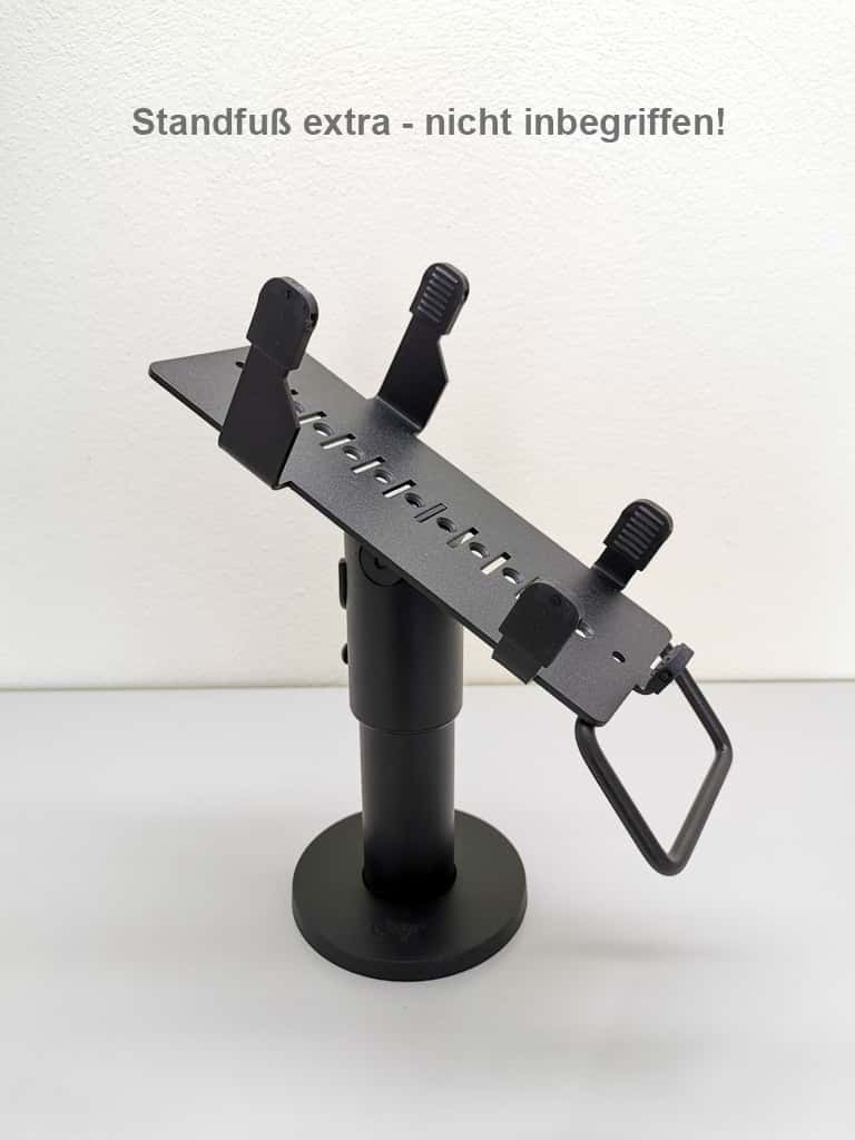 SpacePole EC Halterung für das Gerät "Ingenico iPP480" - Mit Standfuß Seitlich