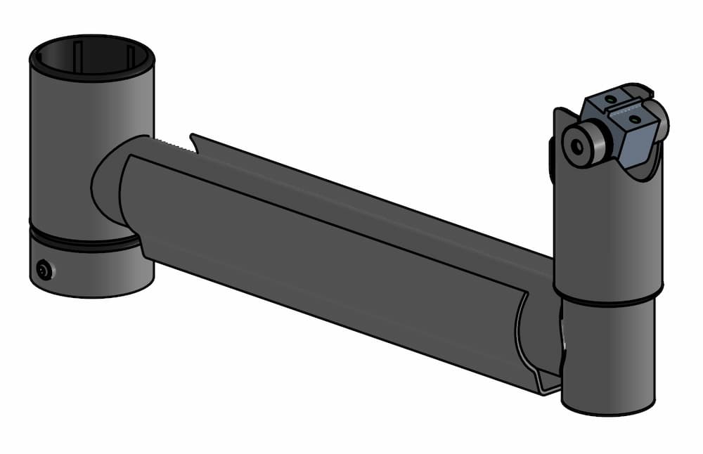 SpacePole Peripherie Schwenkarm 300 mm mit Kippgelenk