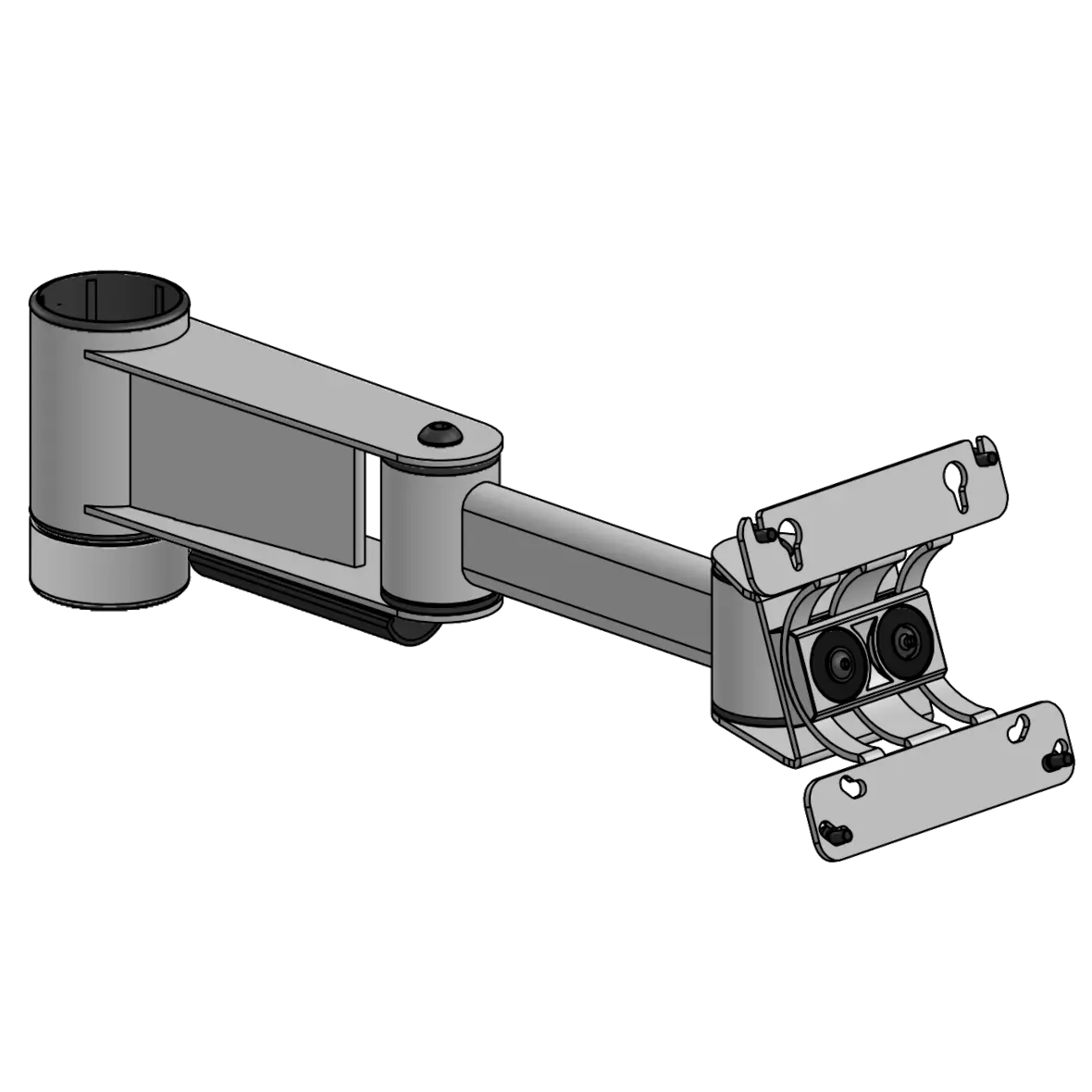 SpacePole Winkelarm 300mm mit VESA 75 ARC Halterung