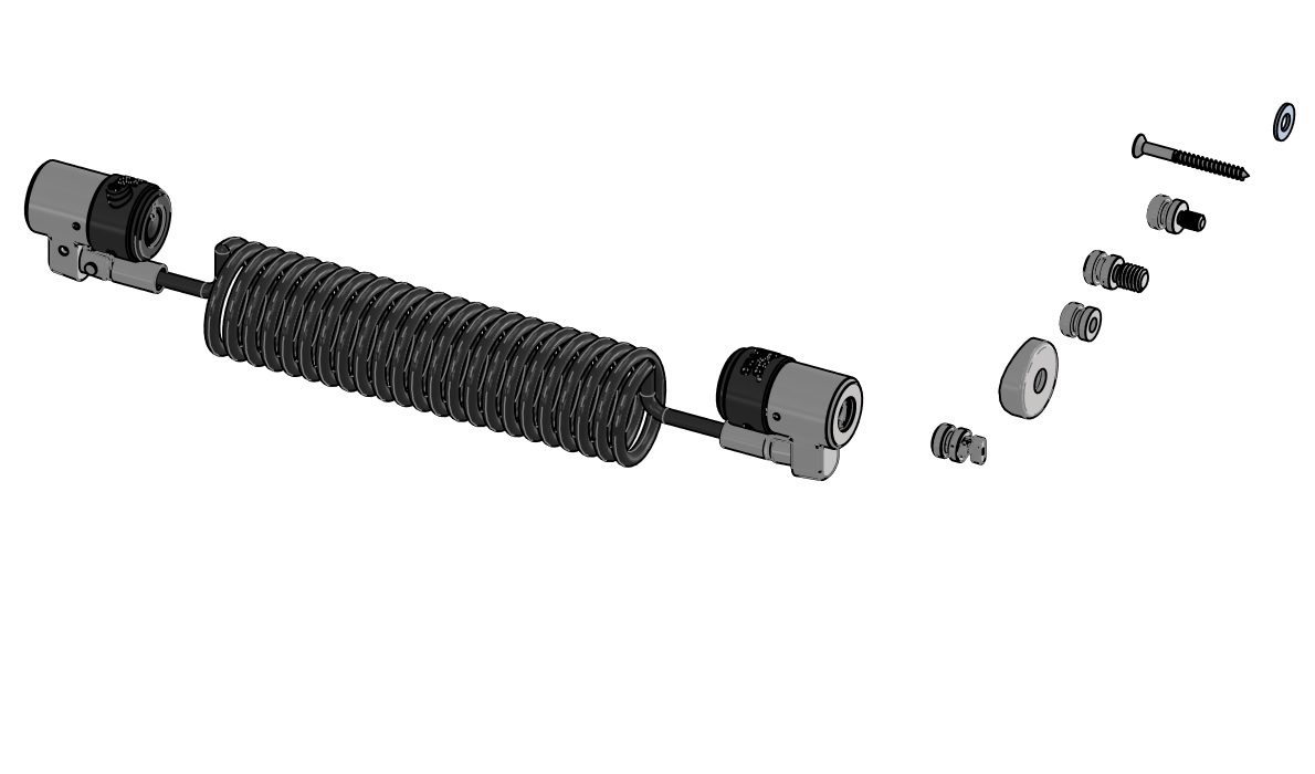 SpacePole® Schloss ClickSafe I - Zeichnung