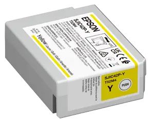 Gelbe Epson ColorWorks Tinte für den C4000e BK