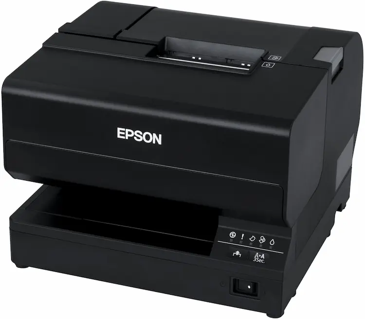 Epson TM-J7700 in Schwarz mit Ethernet und USB, 2 Epson TM-J7700 in Schwarz mit Ethernet und USB, 2