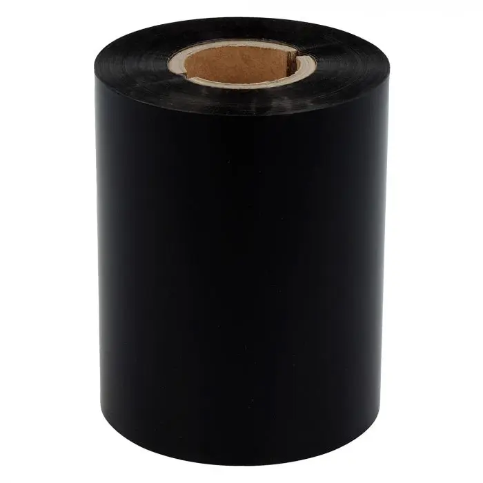 Thermotransfer Farbband in schwarz mit 110 mm Breite und 450 Laufmetern Thermotransfer Farbband in schwarz mit 110 mm Breite und 450 Laufmetern