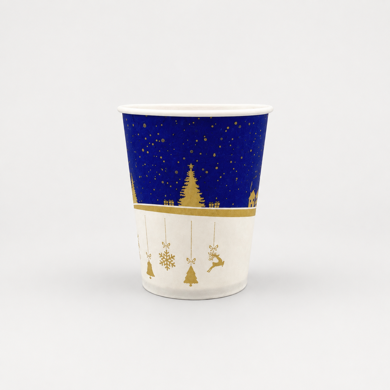 Automatenbecher mit 200ml Füllvolumen im Winter-Design