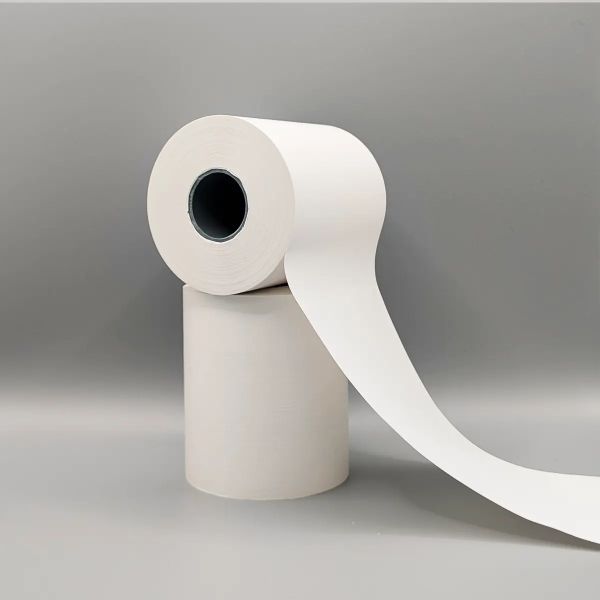 Linerless ReStick Thermo-Etikettenrolle 80 x 49m x 25 | Ablösbar